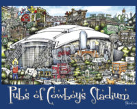 pubsOf Cowboy Stadium Dallas, TX Poster