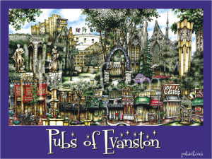 The Quality pubsOf Evanston IL Poster