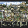 Pubs of South Bend Poster in Color
