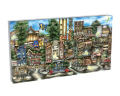 The Ann Arbor Canvas Print To Gift