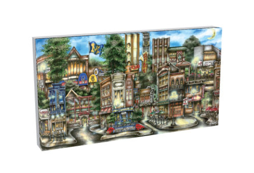 The Ann Arbor Canvas Print To Gift