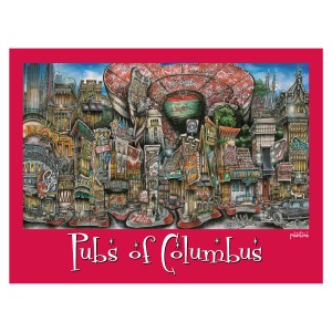 Columbus Ohio State Red Poster