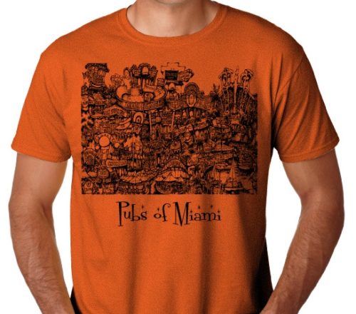 pubsOf Miami, FL T Shirt With Short Sleeves