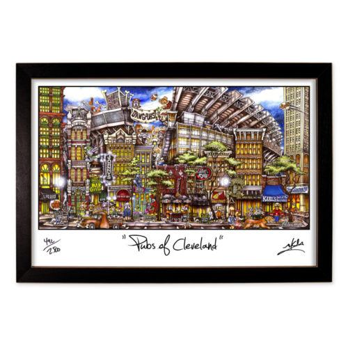The pubsOf Cleveland Framed Print