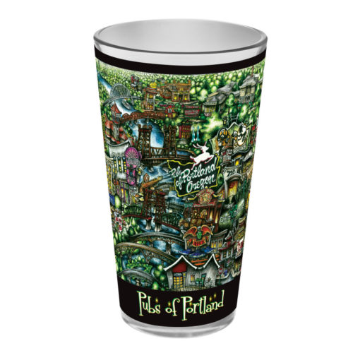 The Portland OR Pint Glass Sets