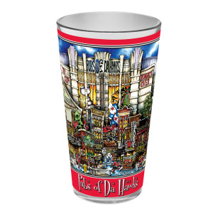 The pubsOf Blackhawks Pint Glass