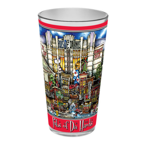 The pubsOf Blackhawks Pint Glass