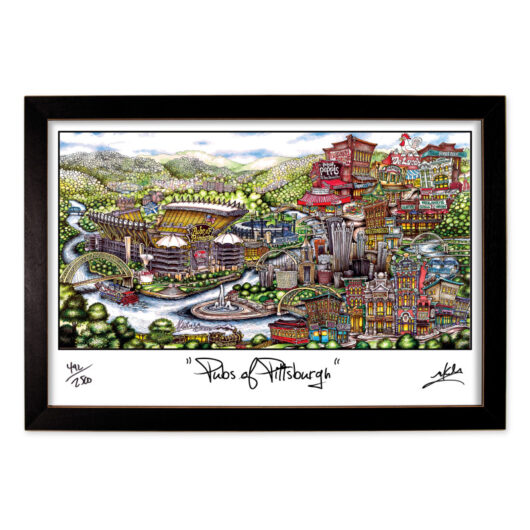 The pubsOf Pittsburgh Framed Print