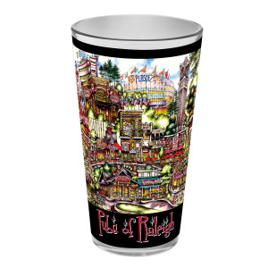 Raleigh Single NC Pint Glass Set