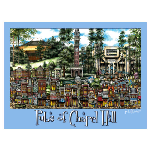 The pubsOf Chapel Hill, NC Poster