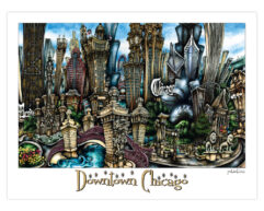 The pubsOf Downtown Chicago Poster