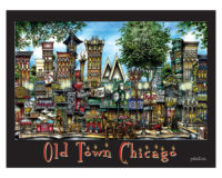 The Old Town Chicago IL Poster