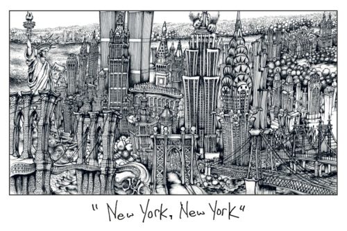 The pubsOf New York City print