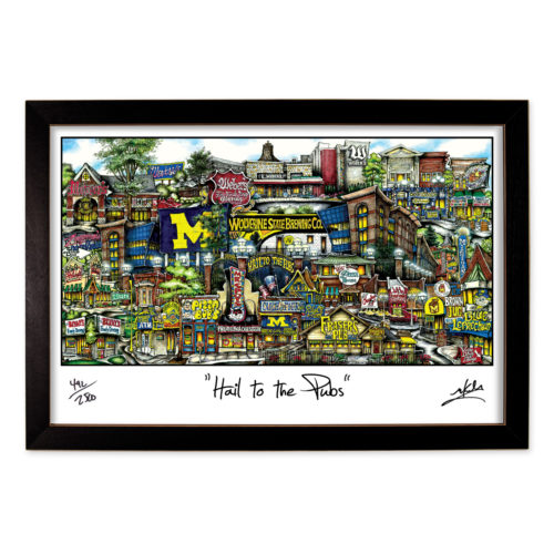 The Hail To The Pubs Framed Print
