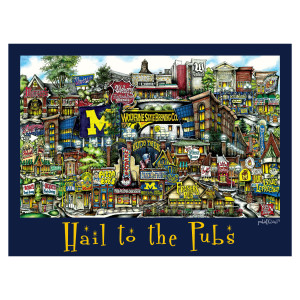 Hail To The Pubs Unframed Poster