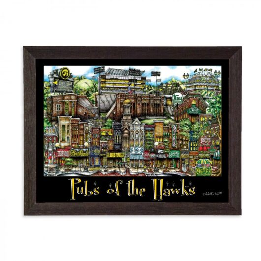 Pubs of the Hawks Unframed Poster