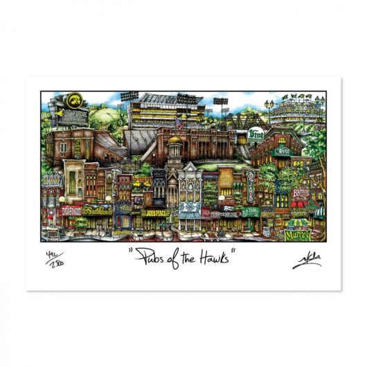 Pubs of the Hawks Framed Print