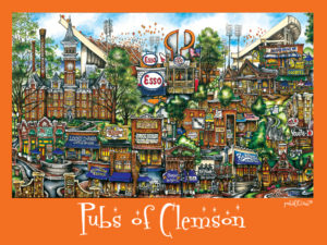 pubsOf Clemson In Orange Color